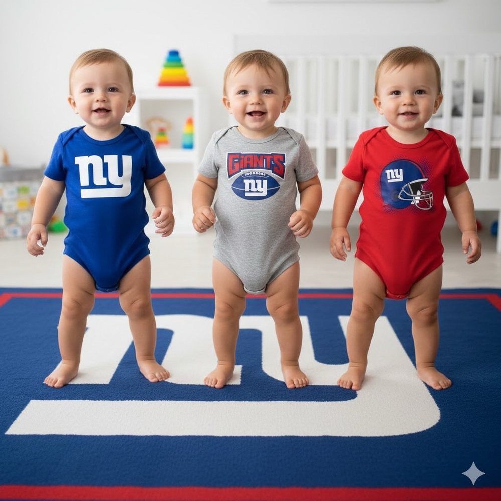 3 Piece Creeper Set - NFL - New York Giants - Football - 24 months - NWT